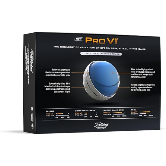 TITLEIST - PRO V1 2025 12 balles