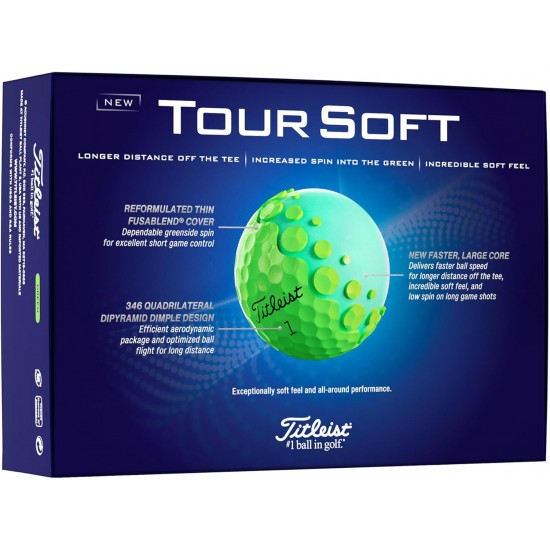 TITLEIST - TOUR SOFT 12 balles