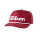 WILSON - Retro Rope Snapback Burgundy Cap OSFA