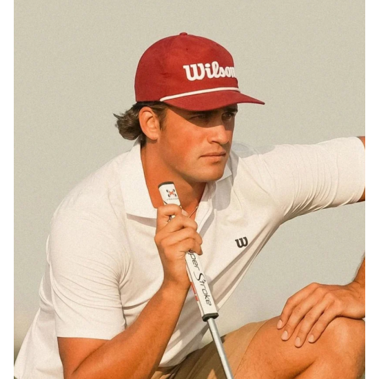 WILSON - Retro Rope Snapback Burgundy Cap OSFA