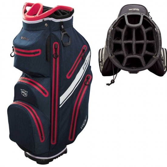 Wilson - Exo Dry Cart Bag Navy/Red/White
