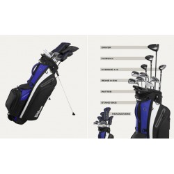 WILSON - Men's PlayerFit™ Steel Complete Set with Stand Bag