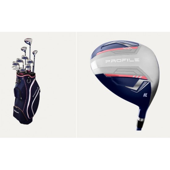 WILSON - Women's Profile Complete Set With Cart Bag