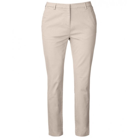 Cutter & Buck - Pantalones Bridgeport Chinos Beige Mujer