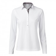 Daily Sports - Catleya Ls Polo Shirt White Ladie