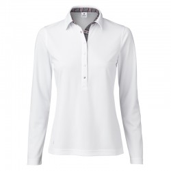 Daily Sports - Catleya Ls Polo Shirt White Ladie