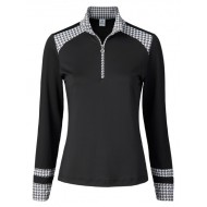Daily Sports - Salma Half Neck Black Lady