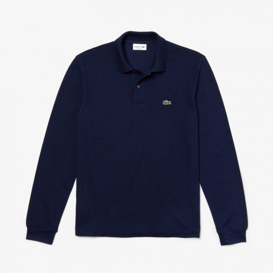 Lacoste - Polo longsleeve marine