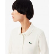 LACOSTE - Camisa de màniga llarga amb coll acanalat per a dona