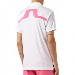 J.Lindeberg - Polo Men KV Regular Fit Golf S166 Hot Pink