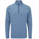 Ping - Edwin Mens Half Zip Midlayer - Stone Blue