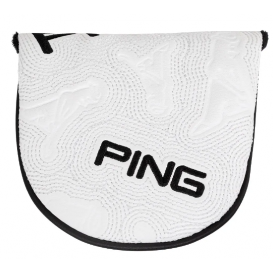 PING - Icon Mallet Putter Headcover - White