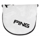 PING - Icon Mallet Putter Headcover - White
