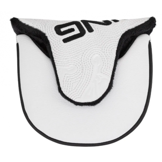 PING - Icon Mallet Putter Headcover - White