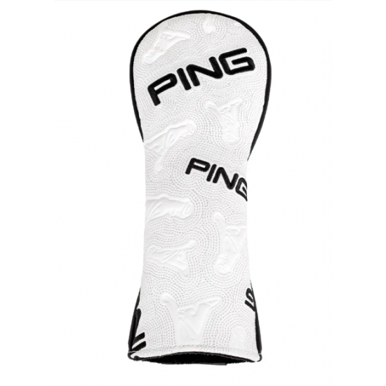 PING - Icon Fairway Headcover - White
