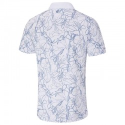PING - Orlando Men's Printed Polo - White/Stellar