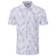 PING - Orlando Men's Printed Polo - White/Stellar