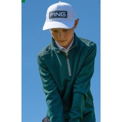 PING - Junior Ramsey Half Zip Ribbed Fleece