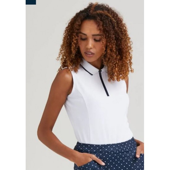 PING - Eben Ladies Sleeveless Polo Shirt