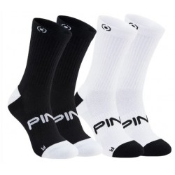 PING -  Crew calcetines hombre (2 pair pack) - Black/White
