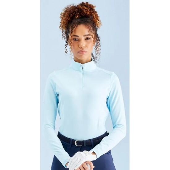 PING - Aveline Ladies Long Sleeve Half Zip Top