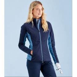 PING - Chaqueta híbrida aislante Casey para mujer - Azul marino/azul