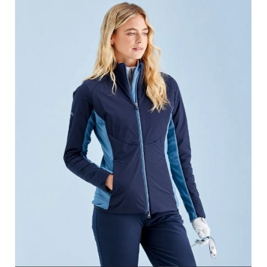 PING - Veste hybride isolante pour femme Casey - Bleu marine/bleu