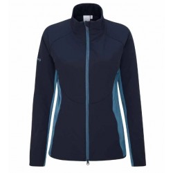 PING - Chaqueta híbrida aislante Casey para mujer - Azul marino/azul