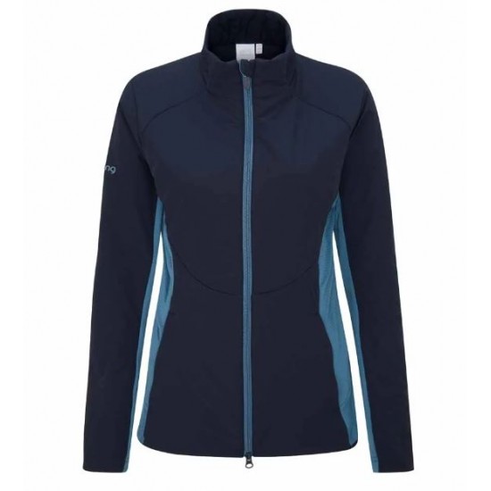 PING - Veste hybride isolante pour femme Casey - Bleu marine/bleu