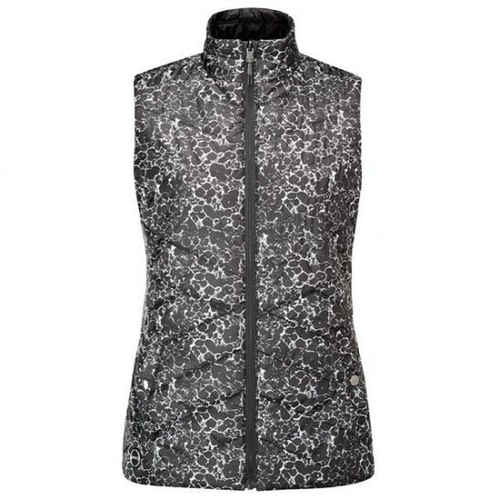 PING - Mujer Reversible Vest Cece Black Multi/Black