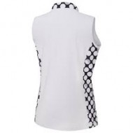 Ping - Mujer Polo Bardot White/Black Multi