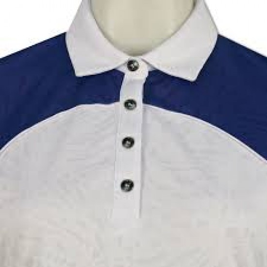 PING - Femme Polo Penelope White/Royal Purple WP7