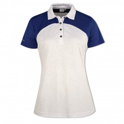 PING - Mujer Polo Penelope White/Royal Purple WP7