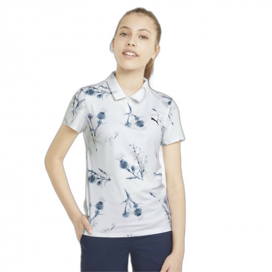 Puma - Girl Polo Lowland Wh-Blaz